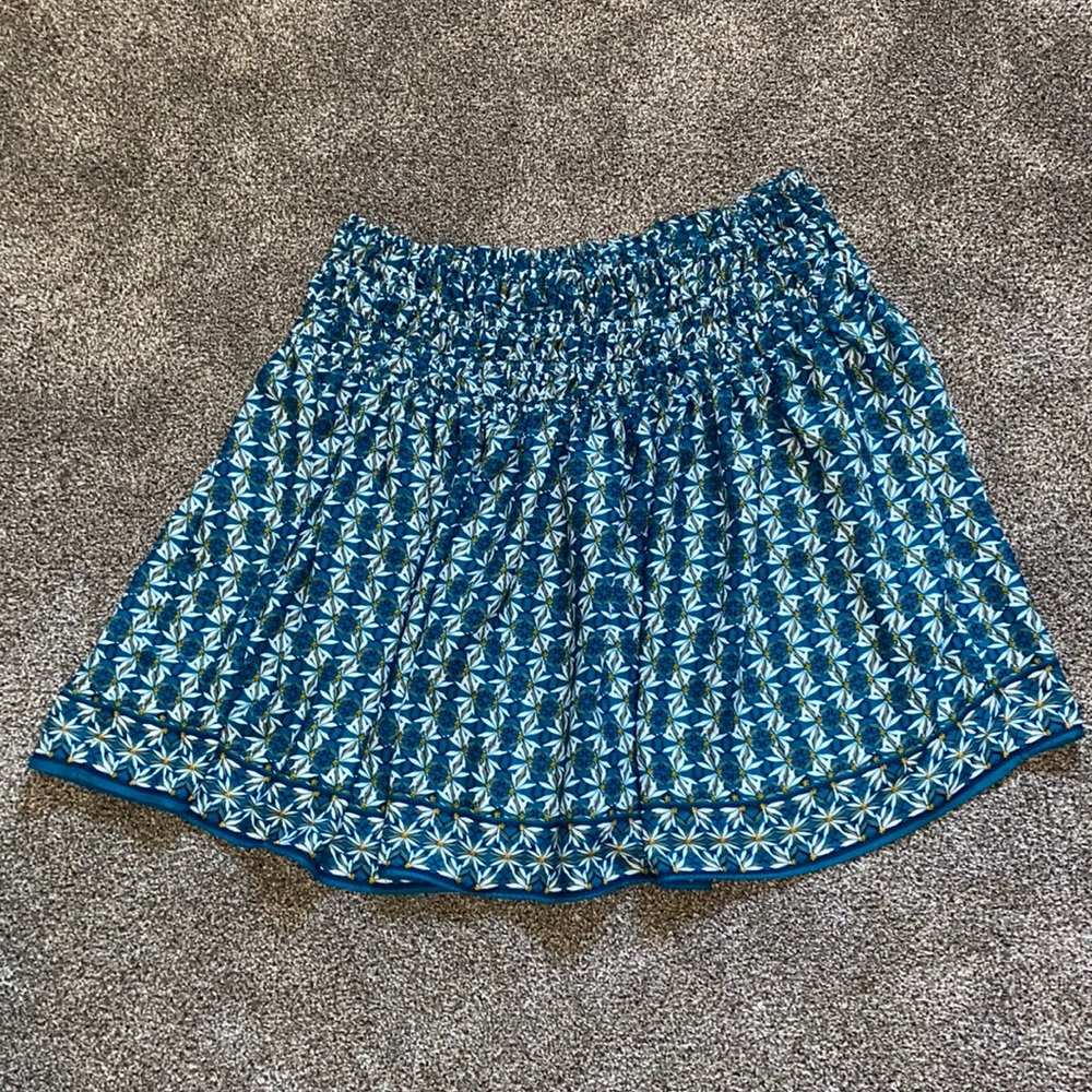 MAX STUDIO FLORAL SUMMER SKIRT SIZE UNMARKED M/L